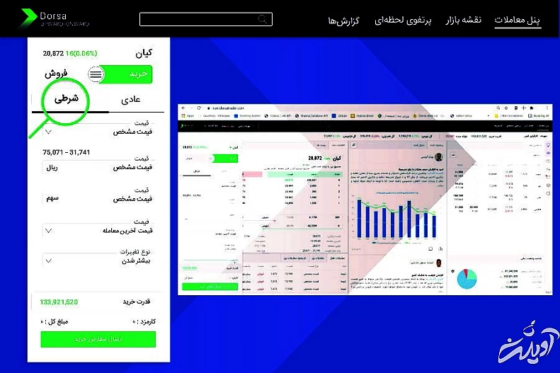 ابزار سفارشات شرطی سامانه معاملاتی درساتریدر به روز رسانی گردید